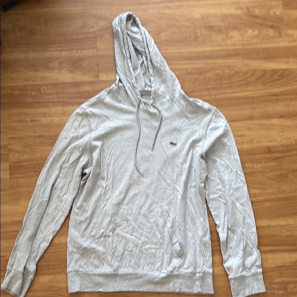 Lacoste men’s long sleeve shirt with hoodie